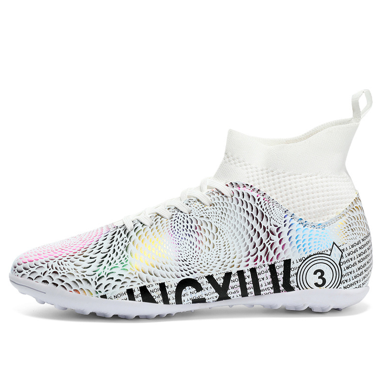 Transfronterizo 31-48 tamaño C Luo zapatos de fútbol de uñas largas y cortas zapatos de competición para estudiantes adultos de alto rendimiento entrenamiento zapatos de fútbol