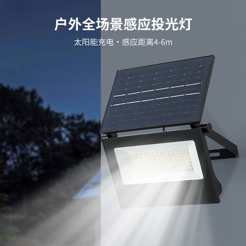 クロスボーダー ABS 折りたたみソーラーライト屋外照明人体誘導壁ランプ中庭ガーデン LED ソーラーライト|undefined