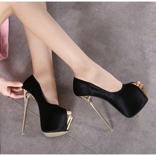 ҹ������ŮЬ18cm/20���ֳ��߸���Ь �ָ���̨�ݳ�Ь܇ģ����Ь