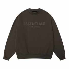 跨境FEAR OF GOD ESSENTIALS高街潮牌卫衣 复线宽松落肩圆领上衣