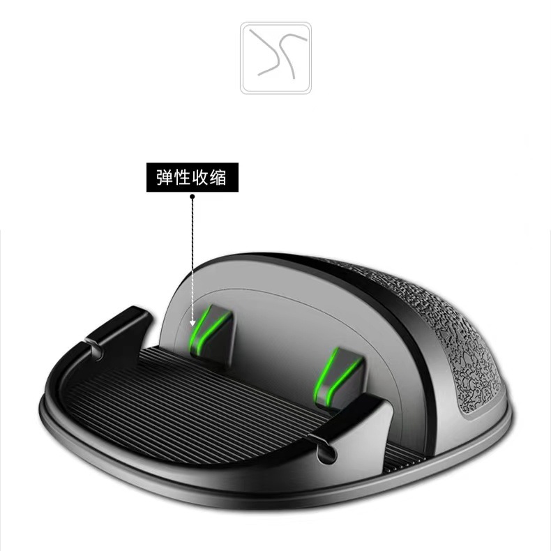 Soporte para teléfono móvil del coche soporte de teléfono móvil del coche estera antideslizante soporte de consola central