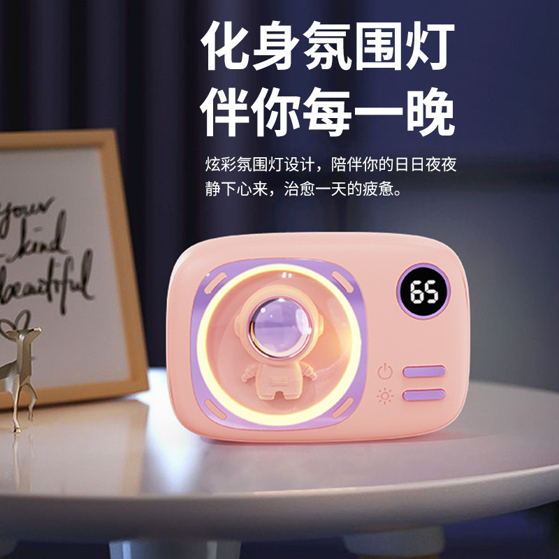 冬季新品太空人电热暖手宝充电usb二合一超长续航数显暖手宝批发|undefined