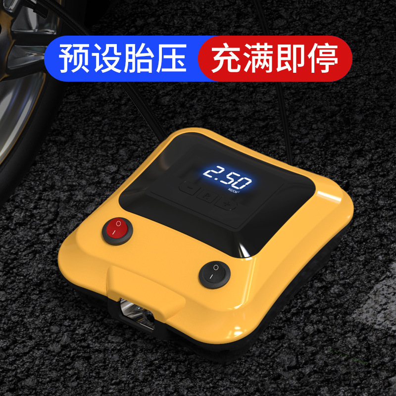 Manufactor Direct selling vehicle Air pump automobile digital display Cheer up Pump portable 120W high-power Air pump