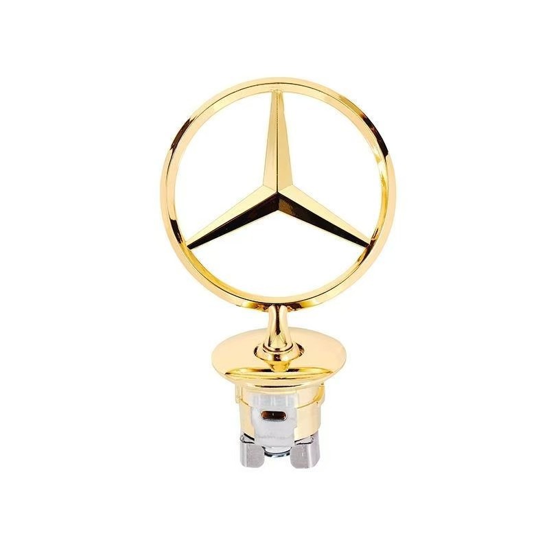 Suitable for Mercedes-Benz Standard Hood Car Logo C180 C200 E300L E260L S350 Modified Logo