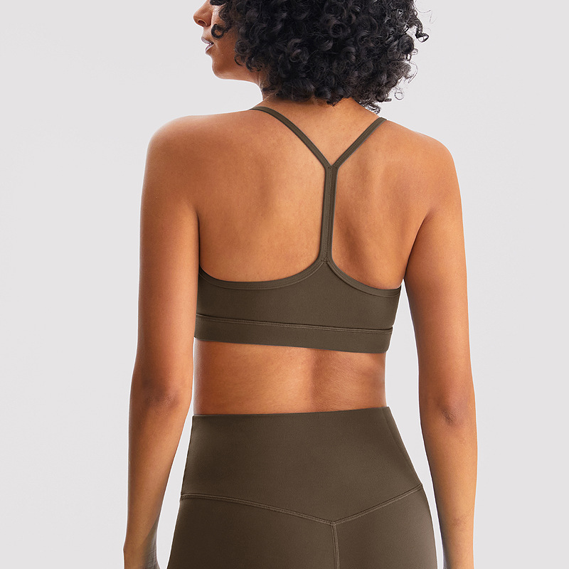 Nulrx nueva ropa de yoga desnudo chaleco pilates deportes ropa interior las mujeres sexy belleza espalda fitness sujetador yoga