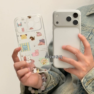 泡泡邮局社日韩jellycat玩偶手机壳适用苹果17pro透明iphone16pro