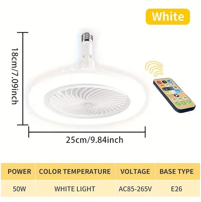New Lamp Holder Aromatherapy Fan Lamp Bedroom Lamp Ceiling Lamp Silent Electric Fan Chandelier Led Study Restaurant Lamps