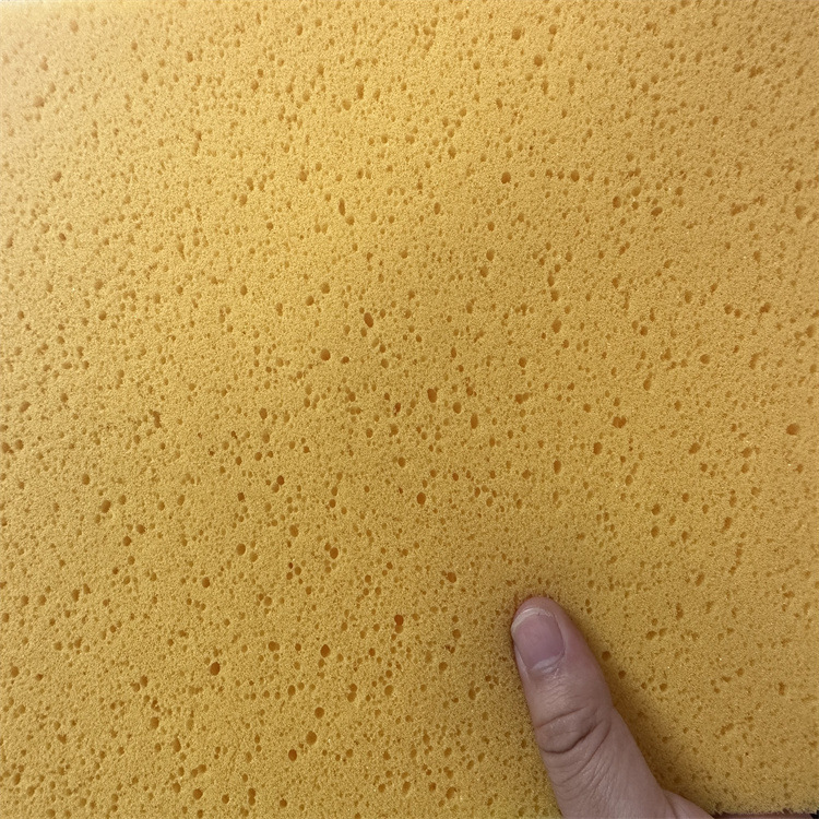 东莞厂家蜂窝海绵片材 磨边海藻海绵块 高密度80公斤黑色海绵片材