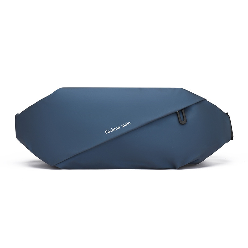 Bolso de la cintura del bolso del pecho de los hombres bolso de hombro simple ocasional película de cuero frente Cruz-cuerpo bolso de la manera al por mayor fabricante