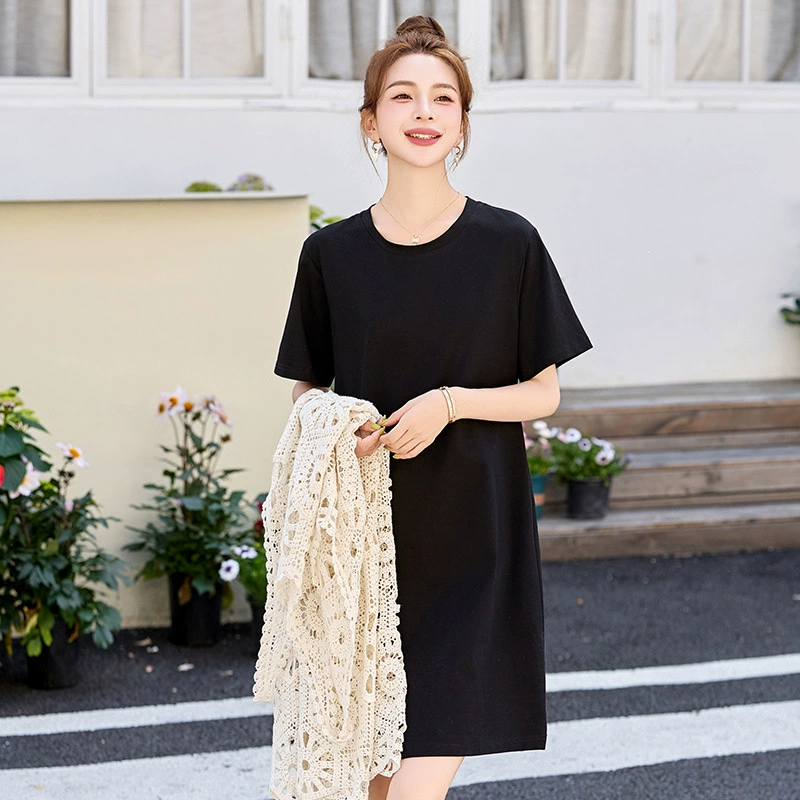 Летний стиль 2025 года, ретро-корейский стиль, платье-юбка с вырезами на бретелях, жилет-юбка, короткий рукав, комплект из двух предметов