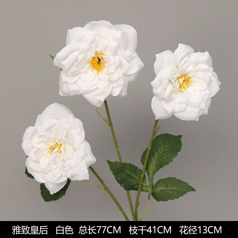 白い造花シーンアレンジメント花の造花ブーケ装飾造花造園アジサイシルクフラワー装飾花|undefined
