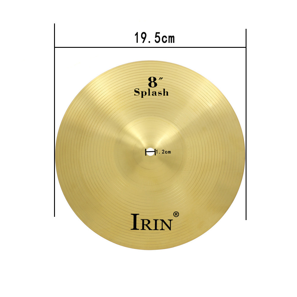 IRIN架子鼓镲片踩镲叮叮镲8/10/12/14/16/18/20寸爵士鼓镲片吊镲详情2