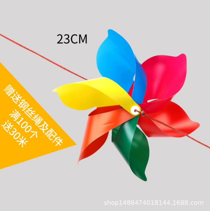 Plastic windmill toy, travel decorations for kindergarten, custom-made, wholesale