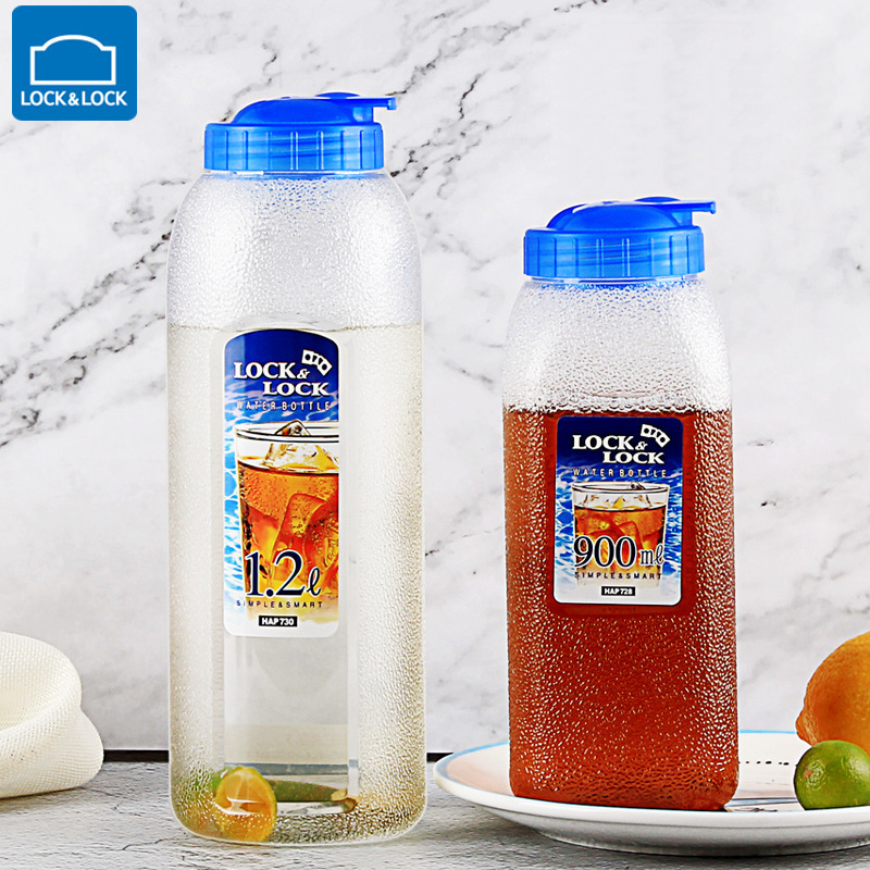 Lock-And-Lock Plastic Large-Capacity Beverage Bottle for Home Use, Cold Water Jug for Refrigerator, Juice Cup, Milk Tea Cup, Small Cooling Cup 1.2L Lock-And-Lock Plastic Large-Capacity Beverage Bottle for Home Use, Cold Water Jug for Refrigerator, Juice Cup, Milk Tea Cup, Small Cooling Cup 1.2L