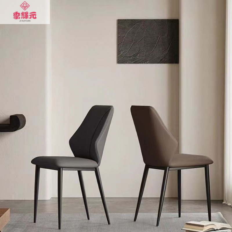 酒店意式北欧风餐椅现代轻奢靠背餐厅凳子靠背椅休闲简约家用椅子|undefined