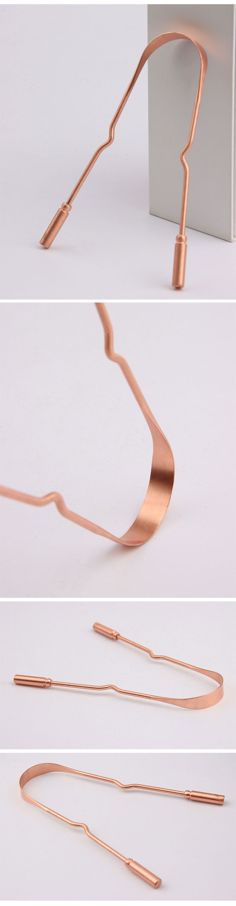 Copper Tongue Scraper Design