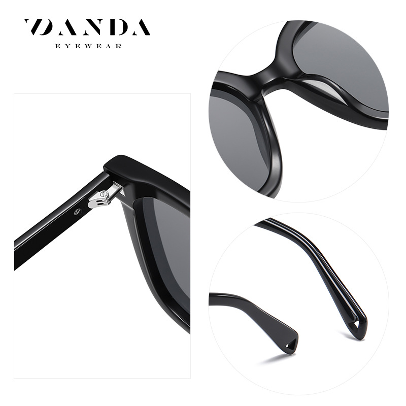 Nuevas gafas de sol de hoja hechas a mano Gafas de sol polarizadas GM PS6601 Gafas de sol de hoja de protección UV de moda