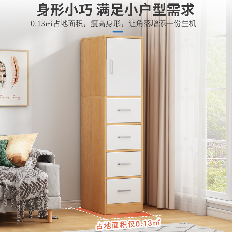 Estante de libro piso sala de estar a prueba de polvo con puerta estante de exhibición gabinete de almacenamiento doméstico gabinete de almacenamiento de estudiantes contra la pared gabinete