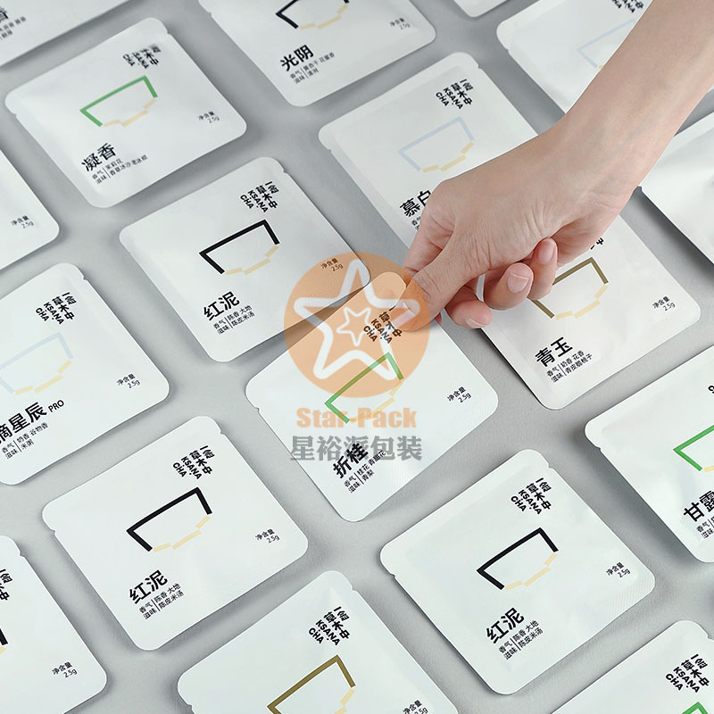 彩印一次性独立小泡袋茶叶铝箔袋