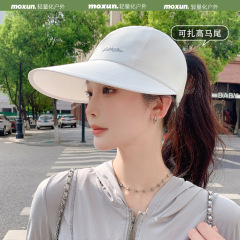 Zhao Lusi の女性用サンハット、日焼け止めと UV 保護 2024 新しいアヒルの舌漁師の帽子大きなつばの日よけ帽子
