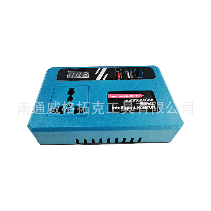 跨境亚马逊速卖通爆款21V锂电220V逆变器LED灯USB/Type-C牧田插脚|undefined