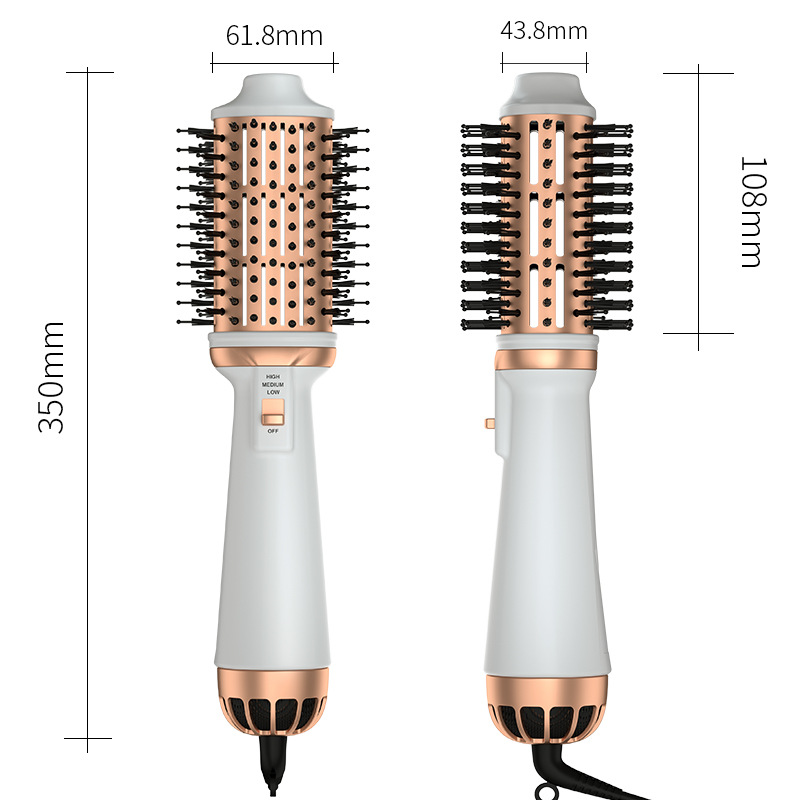 Transfronterizo de Amazon de doble voltaje de aire caliente peine de pelo rizador de pelo recto de doble propósito rizador de pelo de iones negativos peine de pelo recto de aire caliente peine