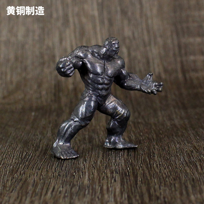 Brass Star Warrior Space Universe Warhammer Table Game Model Hand Pendant Necklace Keychain Metal Crafts