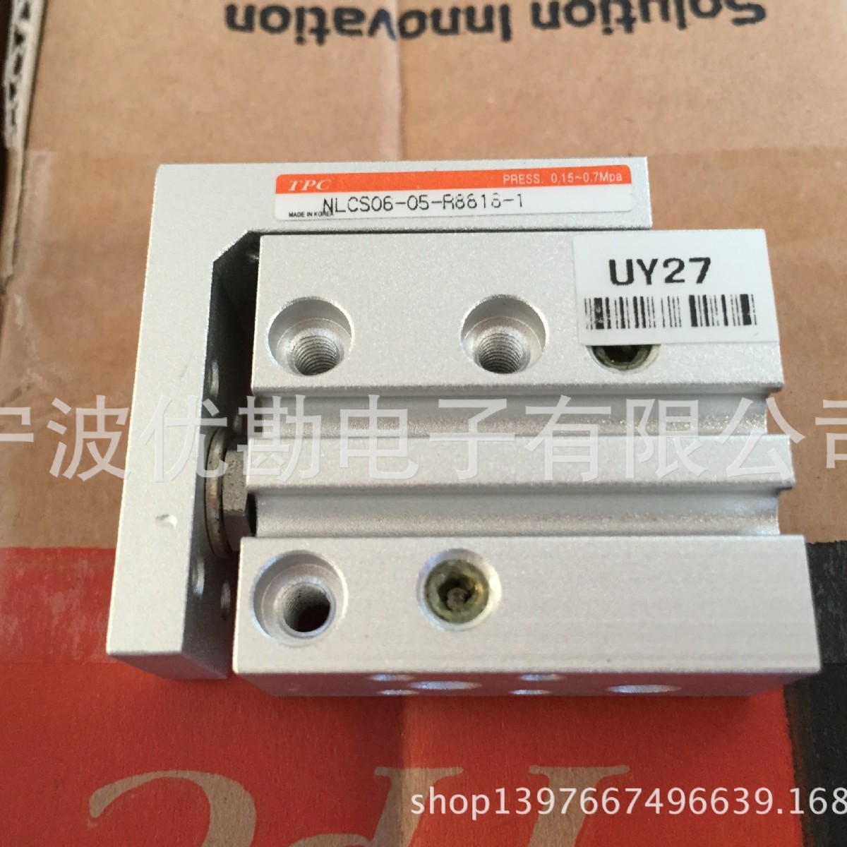 浙江总代理韩国TPC气动元件  滑台气缸NLCS06-05-R8818-1