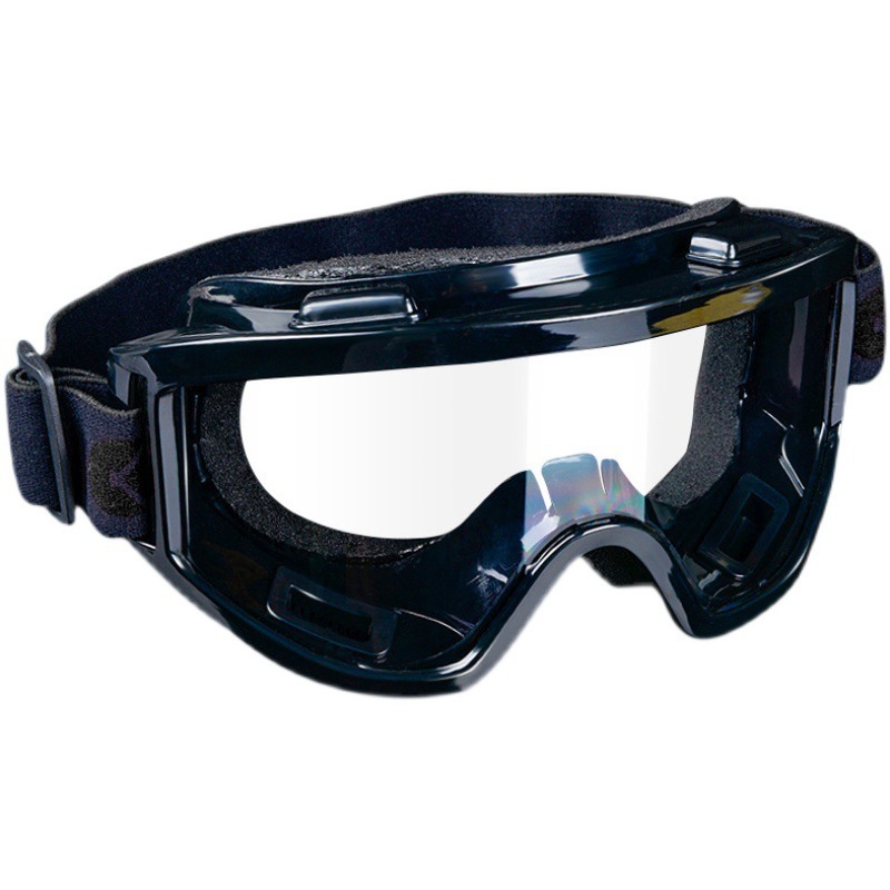 Nuevas gafas de protección anti-fog hombre polvo a prueba de salpicaduras transparente a prueba de arena a prueba de viento soldadura industrial gafas de protección laboral marco negro