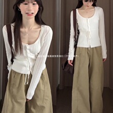 ��ɫu���οճ�����֯��Ů�＾2025�¿ϵchic���´���̿�����
