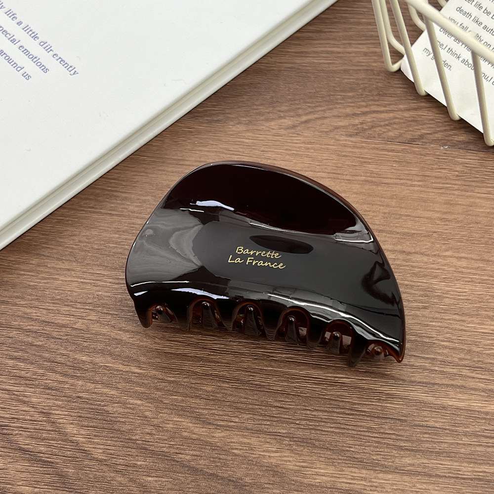 8cm 조개껍데기 다크 브라운