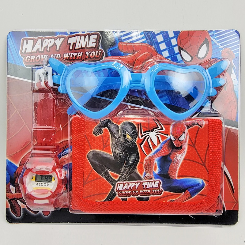 Sanliou Children's Watch Wallet Glasses Cinnamon Dog Cartoon Electronic Watch Coin Purse Kindergarten Student Gift 2