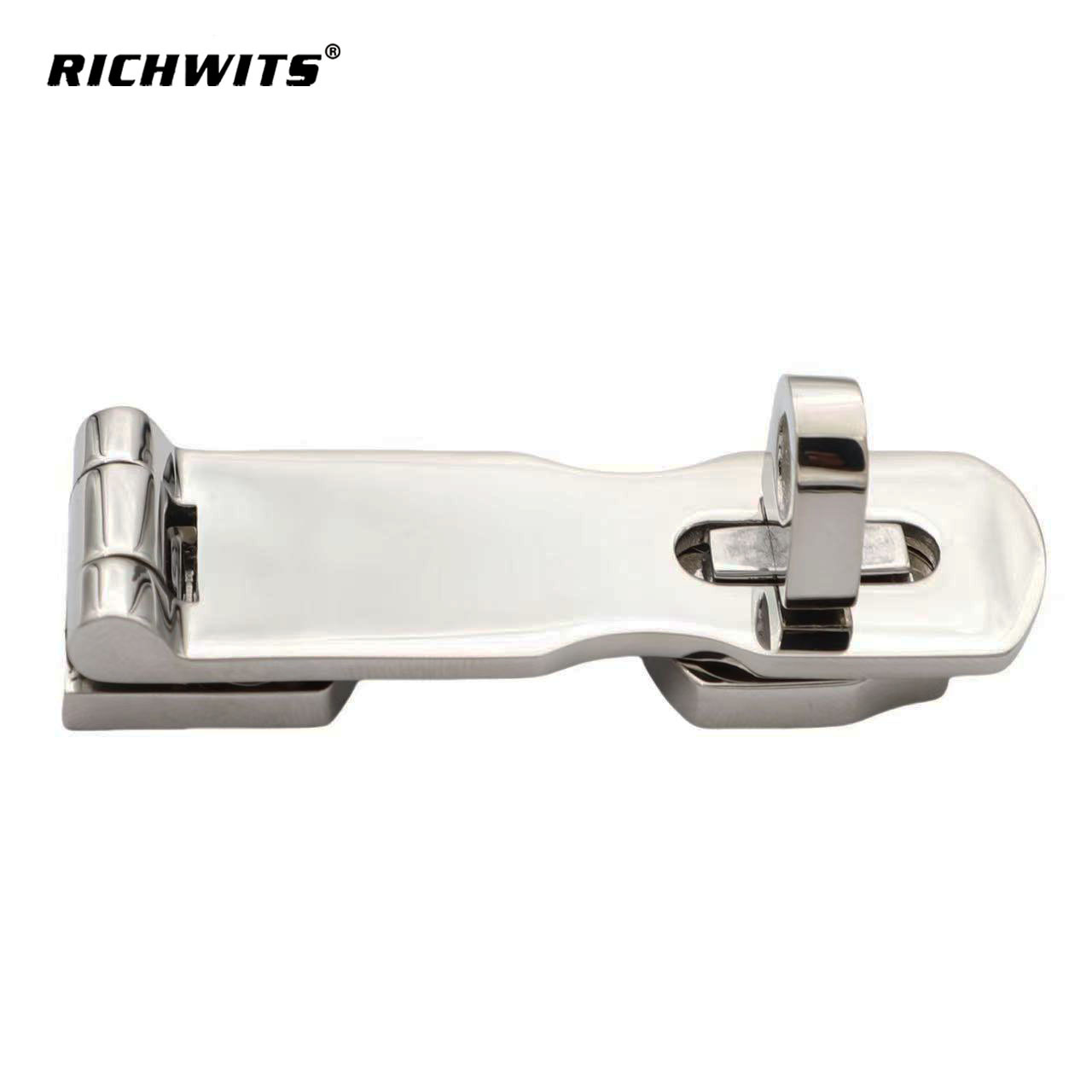 316 Stainless Steel Marine Door Latch, Revolving Door Latch, Marine Door Buckle, Hinge with Rotating Padlock Eye