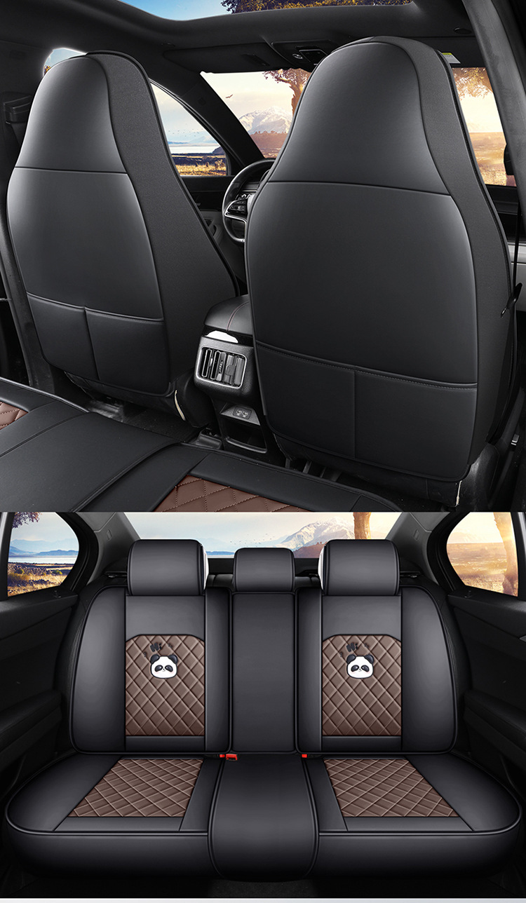 New Cartoon Car Seat Cover, All-Inclusive, All-Season, Full Leather Seat Cushion, Special for Spring and Summer Car Seat Cushion and Seat Cover