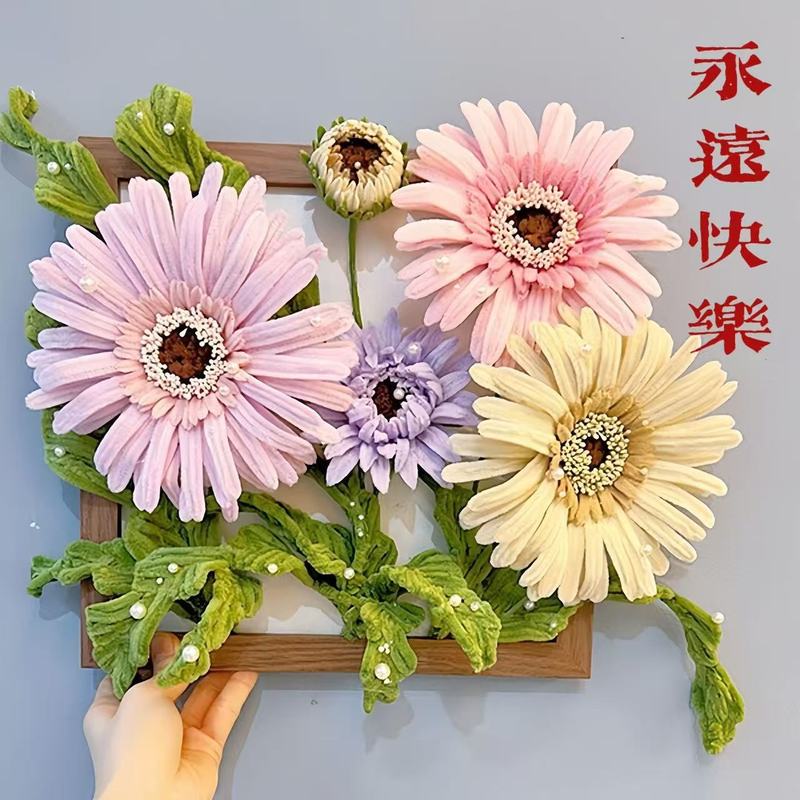 スズランの花の額縁ブーケ、手作りDIY素材パック、誕生日プレゼント、組み立て式、クリエイティブで爽やかなスズラン|undefined