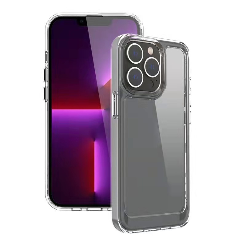 Apple 17透明携帯電話ケース16クリスタルスペースiPhone14promaxフルカバーSE13保護ケース12に適用|undefined