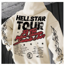 Hellstar Tour Sweater 3D Print Cream