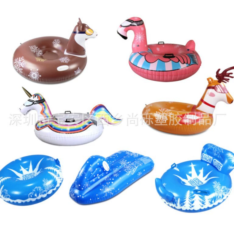 Утолщенное высокоэластичное Надувное лыжное кольцо из ПВХ, Надувное лыжное детское Надувное автомобильное тяговое кольцо