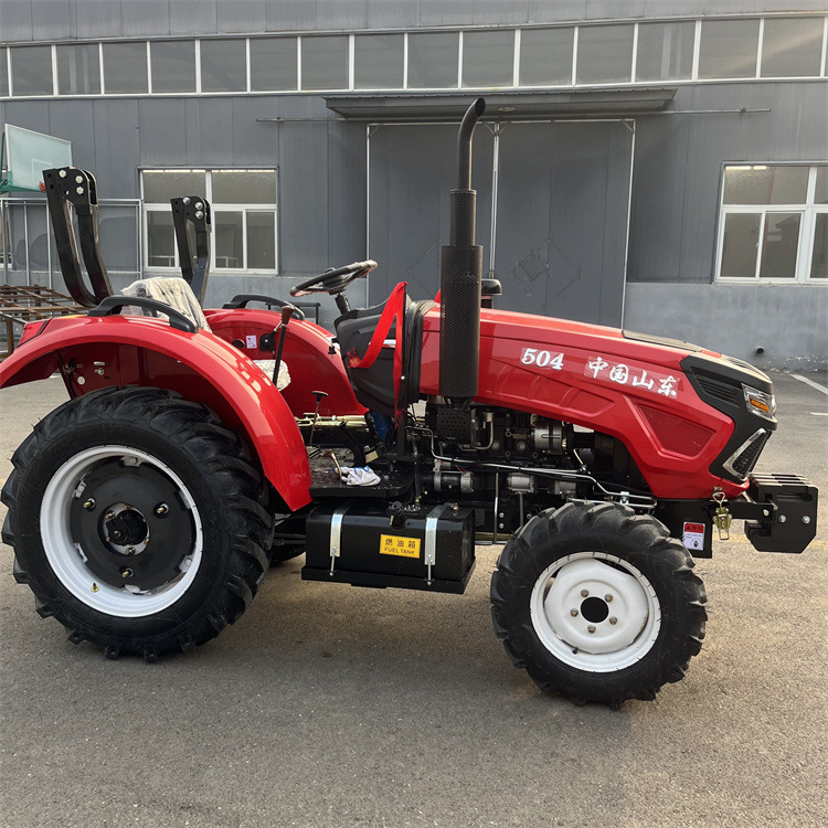 Tractor de arado rotativo de tracción en las cuatro ruedas apoyo trasero huerto invernadero labranza giratoria Harrow