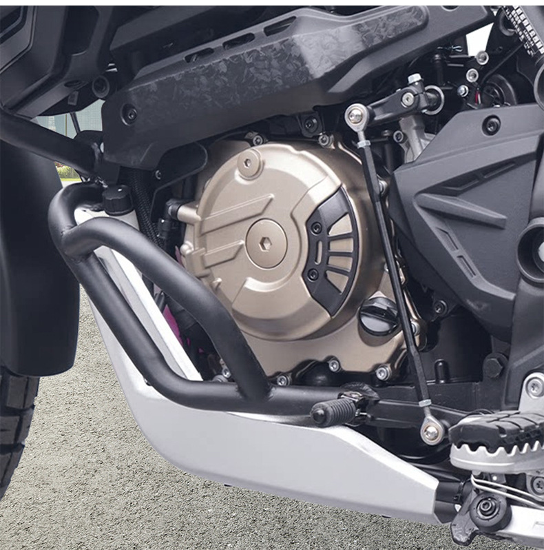 Suitable for Wuji Ds800X Bumper Anti-Fall and Anti-Collision Lower Guard Bar Motorcycle Engine Protection Bar Modification Accessories