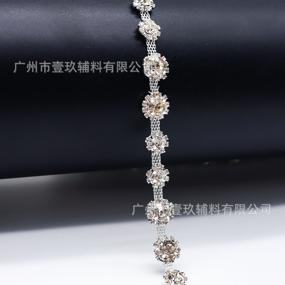 ABS perla de imitación, cadena de garras de diamantes de imitación, cinturón hecho a mano, cordones de zapatos de bricolaje, bolsos de mujer, accesorios de vestir, accesorios de joyería
