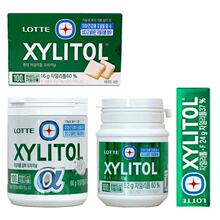 韩国进口乐天阿尔法木糖醇大瓶口香糖夹心冰爽薄荷桶装罐装批发