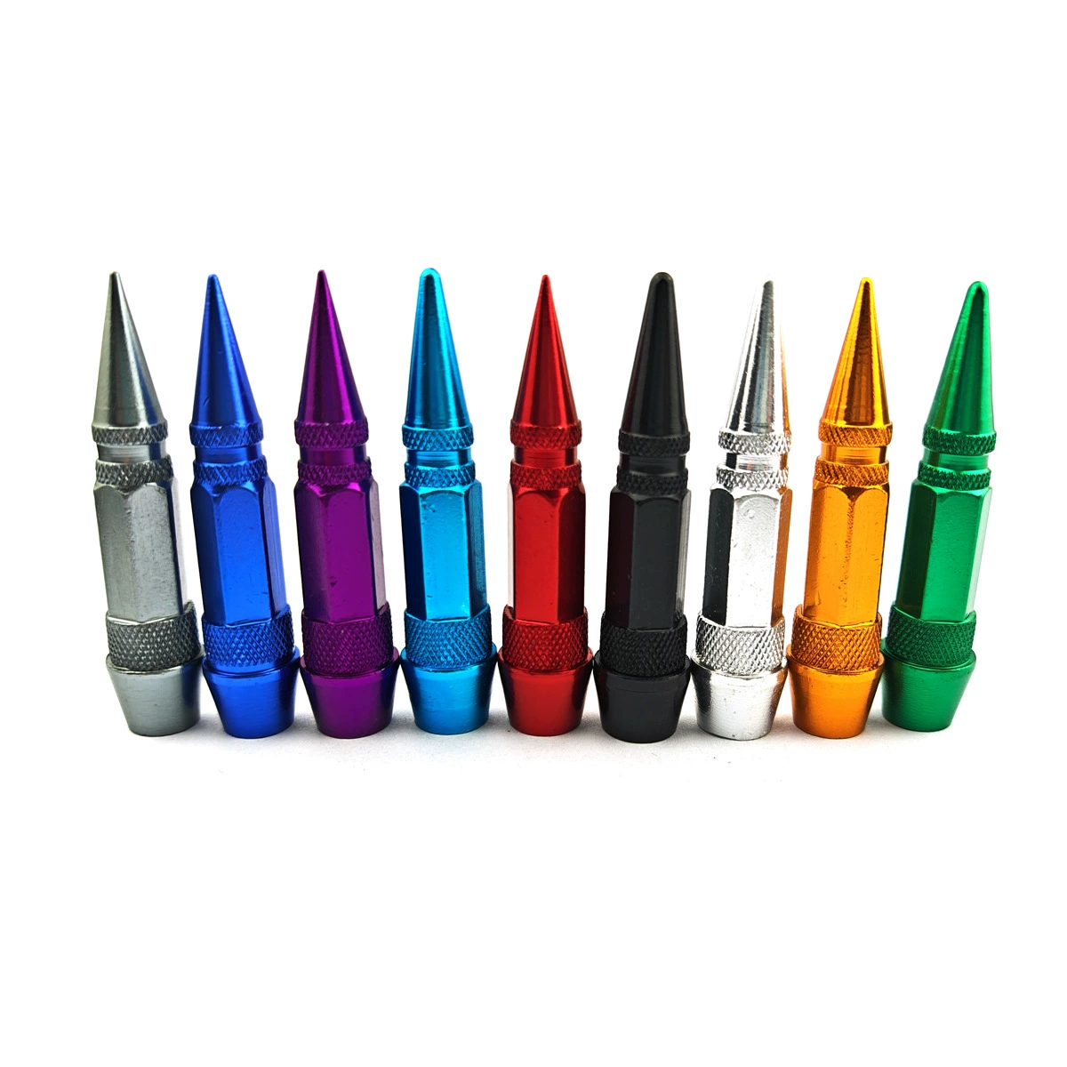 Колпачки для клапанов шин с заостренным наконечником, автомобильные аксессуары, колпачки для клапанов 60 мм