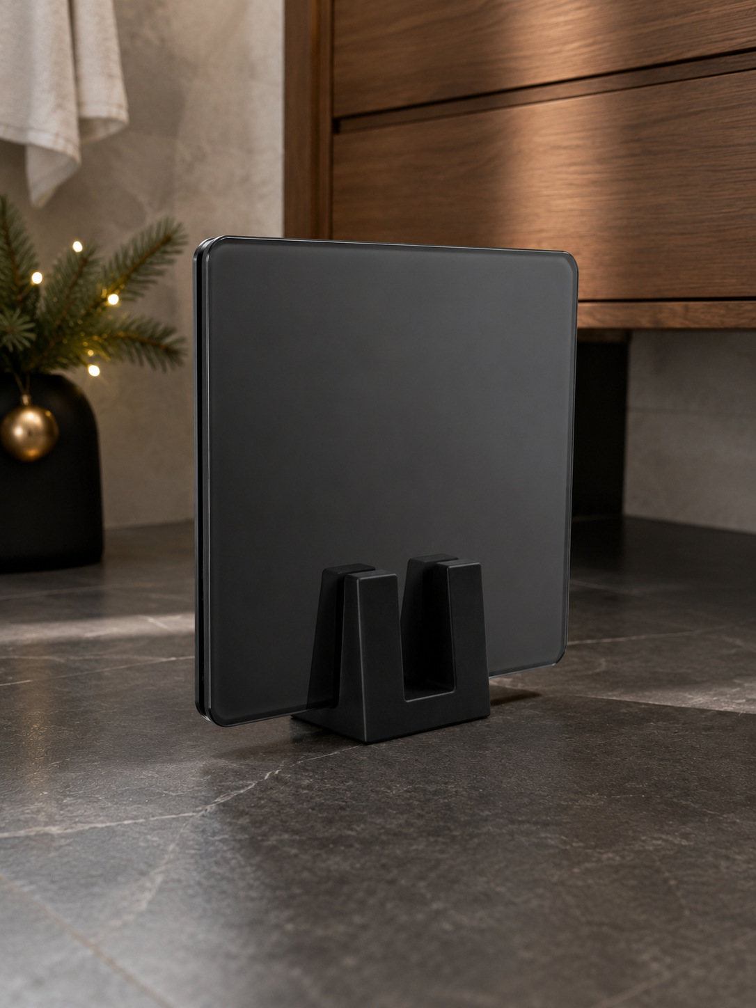 3D Xiaomi Personenwaage mit Aufbewahrung, doppeltem Ständer, bohrloch-frei, freistehend, Badezimmer-Körperfettwaage, Standgestell, Haushalt, platzsparend
