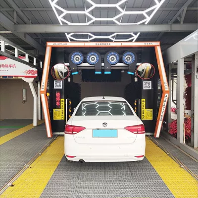 Car washing machine, car washing machine with brush