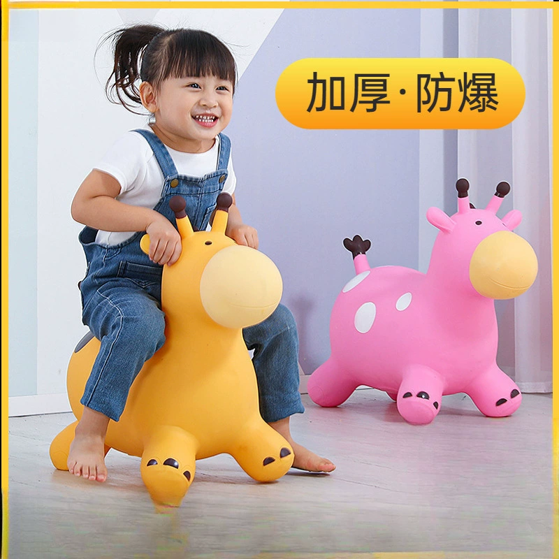 Надувная прыгающая лошадка для детей - игрушка для малышей, прыгающий олень для взрослых, подходит для детского сада, резиновая сумка для лошадки.