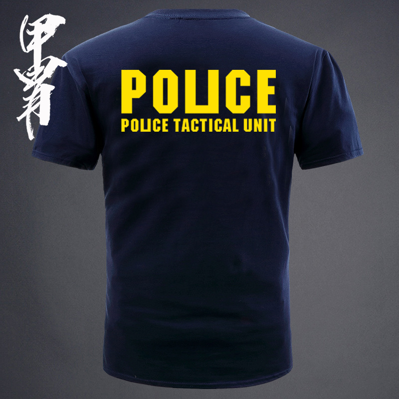 Summer New Military Style American Style Printed Short-sleeved Round Neck Short-sleeved T-shirt Tough Guy Clothing P Series