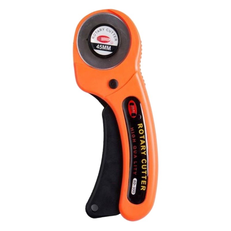 Accesorios de una sola hoja de corte patchwork rueda hoja mango rodillo cuchilla de corte de tela hoja redonda ventas directas de la fábrica