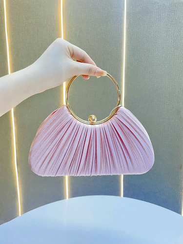 New style hand-held clutch fold evening bag small handbag KTV princess noble banquet single shoulder crossbody handbag