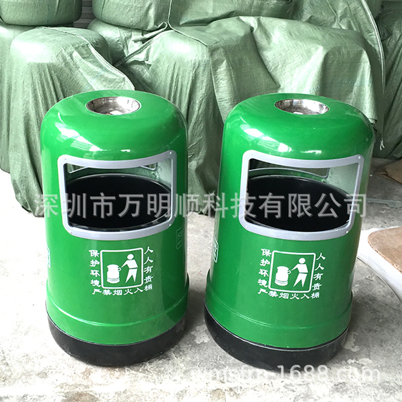 厂家直销户外圆形果皮桶 环卫圆桶 玻璃纤维果皮桶 颜色可选择